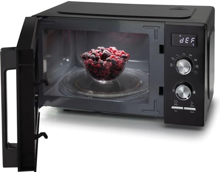 Gorenje Мікрохвильова піч, 20л, хутро. кер., 800Вт, дисплей, чорний RC_MO20A3BH фото
