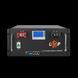 Акумулятор LP LiFePO4 48V (51,2V) - 100 Ah (5120Wh) (Smart BMS 100A) з LCD RM LP_20330 фото 1