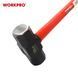 Кувалда WORKPRO скловолоконна ручка 4500 г PRO WP241034 DC_409769 фото 4