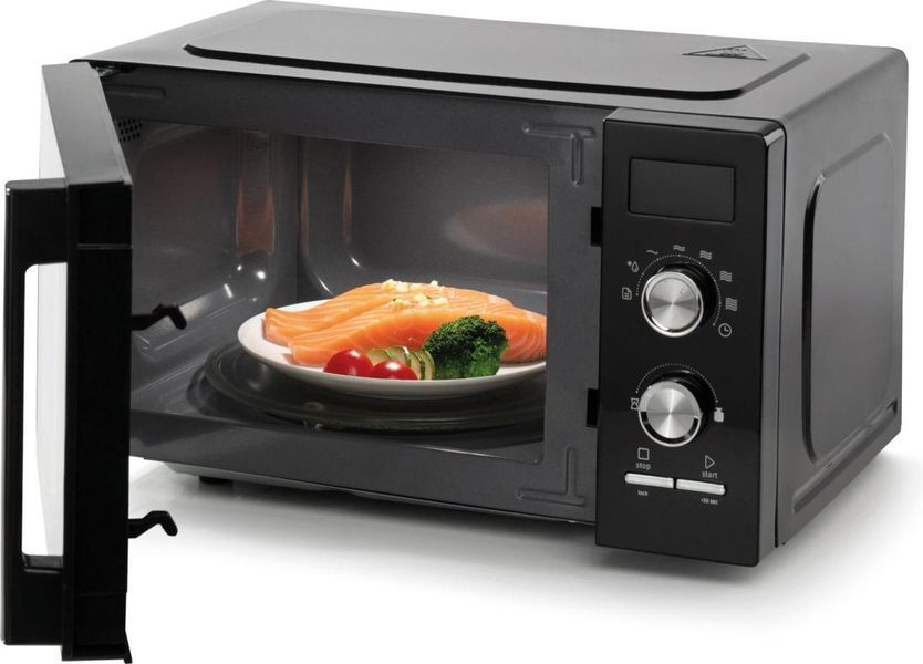 Gorenje Мікрохвильова піч, 20л, хутро. кер., 800Вт, дисплей, чорний RC_MO20A3BH фото
