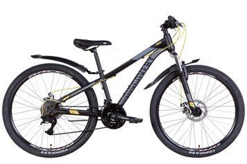Велосипед ST 26" Discovery TREK AM DD рама-15" чорно-жовтий (м) з крилом Pl 2022 VT_OPS-DIS-26-478 фото