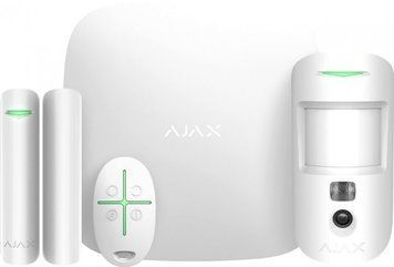 Комплект охранной сигнализации Ajax StarterKit Cam Plus белый RC_19854 фото