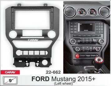 Перехідна рамка CARAV 22-662 для Ford Mustang 2015+ MA_22-662 фото
