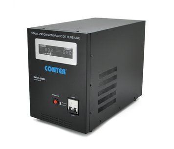 Стабілізатор напруги релейний Conter SVRH-20000VA/14000W однофазний, напольного монтажу, LED дисплей, U_29391 фото