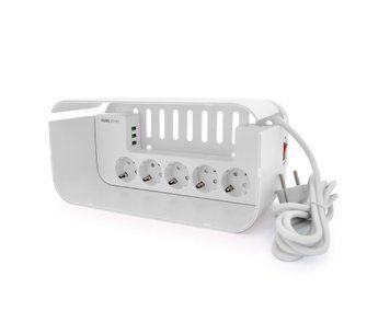 Удлинитель LDNIO SE5334 5 Розеток + 3 USB 2 м сечение 3х0 75мм White U_26907 фото