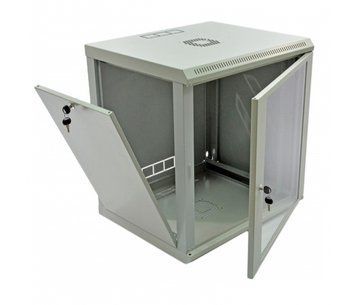 Шкаф Voltronic 12U, 600x500x640мм (Ш*Г*В), эконом, акриловое стекло, серый U_13428 фото