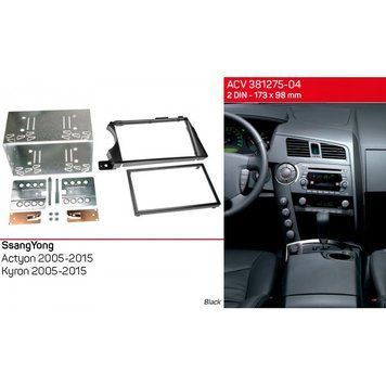 Переходная рамка ACV 381275-04 для SsangYong Actyon 2005-2015, Kyron 2005-2015 AV_381275-04 фото