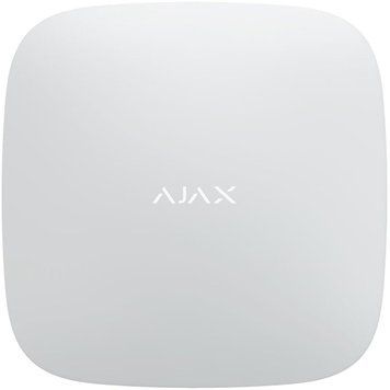 Інтелектуальна охоронна централь Ajax Hub 2, модуль 4G, ethernet, jeweller, бездротова, білий RC_000026662 фото