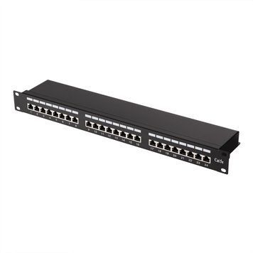 Патч-панель 2E САТ 5e, FTP, 19" 1U, 24 порта, собрана RC_2E-PPNL5E-FTP-24 фото