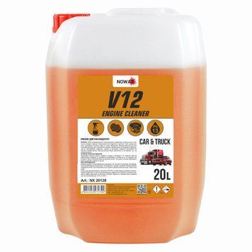 Очисник двигуна Nowax V12 Engine Cleaner концентрат 1:10, 20л LI_NX20128 фото