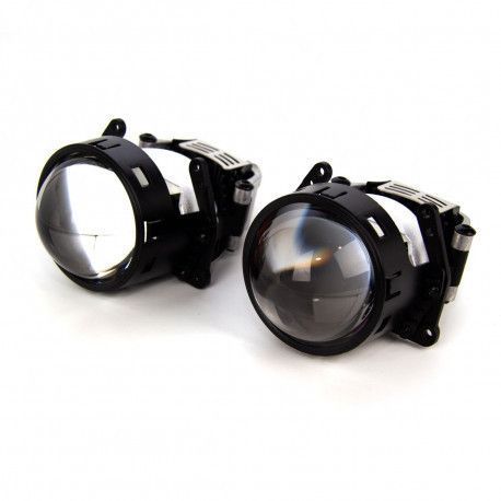 Линзы BI-LED Galaxy Double Chip H8 3,0" 5500K Комплект 2 шт KL_3596 фото