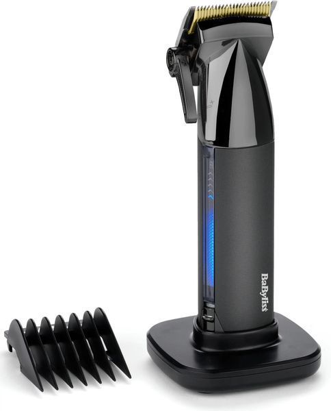 BaByliss Машинка для стрижки Super-X Metal Series, акум., насадок-12, швидка заряд, сумка для зберігання, сталь. RC_E991E фото