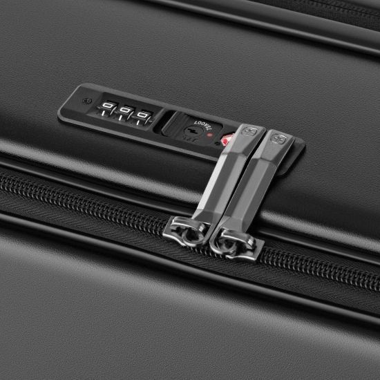 Валіза Wenger Amplix Hardside Large, велика, полікарбонат, TSA, 4 колеса, розширення, чорний RC_653329 фото