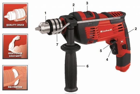 Ударная дрель Einhell TС-ID 1000 E (4259825) RC_4259825 фото