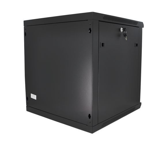 Шафа Merlion 27U, 600*450*1303mm (Ш*Г*В)мм загартоване скло, чорна, сталь 1,2мм із замком (у розібраному вигляді!!!) U_20231 фото