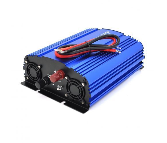 Інвертор напруги Tommatech MS-2500, 24V/220V, 2500W з апроксимованою синусоїдою, 2Shuko, USB, 2*клемні дроти, U_29769 фото