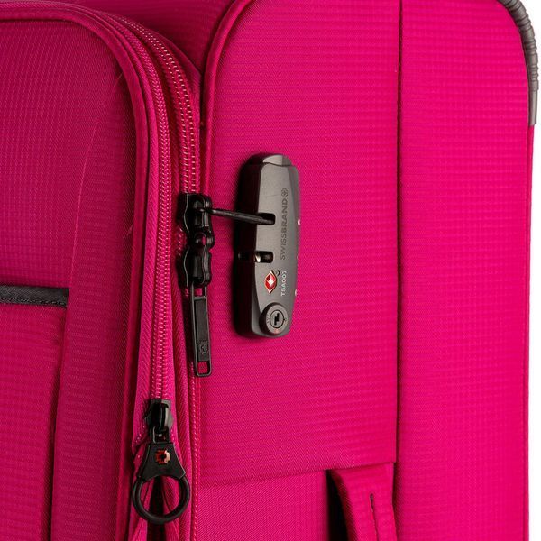Валіза Swissbrand Silkeborg (L) Fuchsia/Light Grey (SWB_LLSIL941L) DS_DAS302350 фото