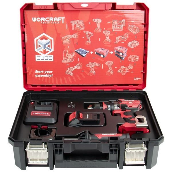 Акумуляторний безщітковий шуруповерт WORCRAFT XCUBE004 WM_13244 фото
