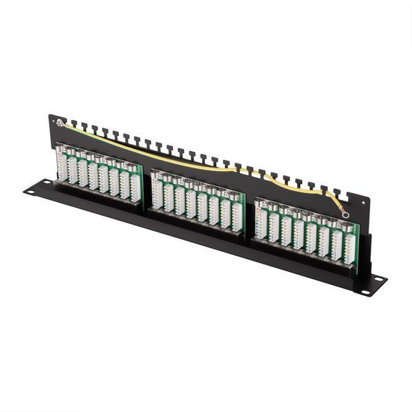 Патч-панель 2E САТ 5e, FTP, 19" 1U, 24 порта, собрана RC_2E-PPNL5E-FTP-24 фото