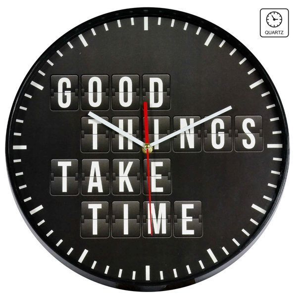 Годинник настінний Technoline 775485 Good Things Take Time (775485) DS_DAS301212 фото