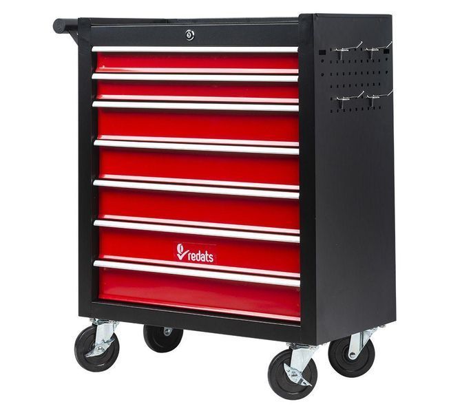 Візок для майстерні з інструментами REDATS 7 шухляд COMPACT Black KM_07-05-55 фото