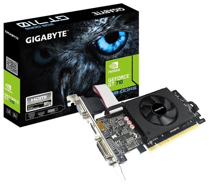 Видеокарта GIGABYTE GeForce GT 710 2GB GDDR5 low profile RC_GV-N710D5-2GIL фото