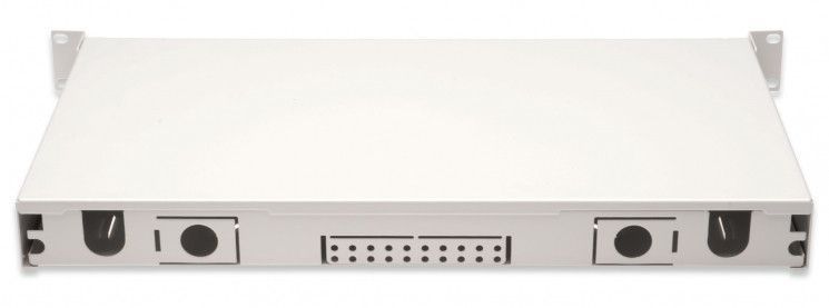 Оптическая панель DIGITUS 19' 1U, 12xSC duplex, Incl, Splice Cass, OM3 Color Pigtails, Adapter RC_DN-96321/3 фото