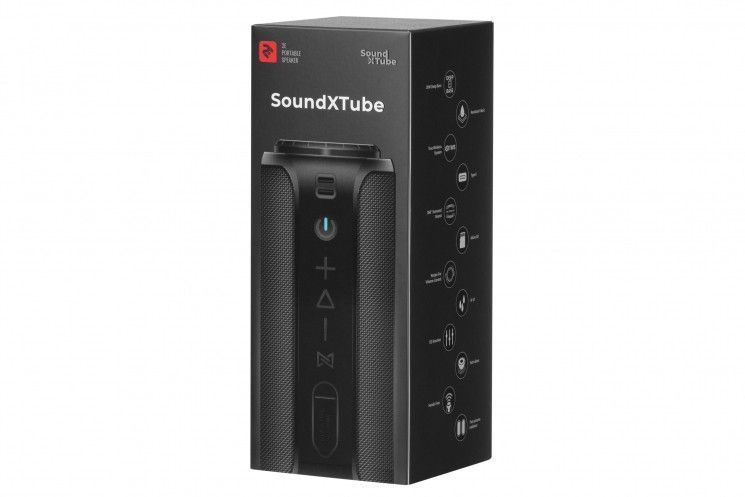 Акустическая система 2E SoundXTube TWS, MP3, Wireless, Waterproof Black RC_2E-BSSXTWBK фото