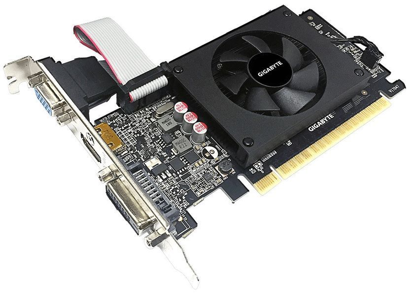 Видеокарта GIGABYTE GeForce GT 710 2GB GDDR5 low profile RC_GV-N710D5-2GIL фото