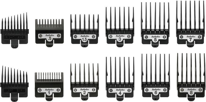 BaByliss Машинка для стрижки Super-X Metal Series, акум., насадок-12, швидка заряд, сумка для зберігання, сталь. RC_E991E фото