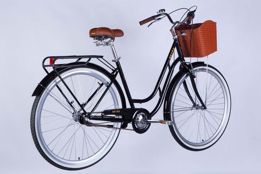 Велосипед ST 28" Dorozhnik RETRO PH рама-19" чорний 2025 VT_OPS-D-28-438 фото