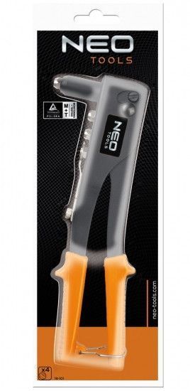Заклепочник Neo Tools, заклепки 2.4,3.2,4.0,4.8мм, 257мм RC_18-101 фото