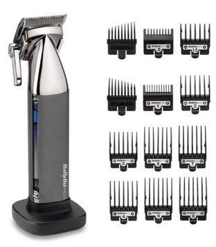 Машинка для стриження Babyliss, мережа + акум., вібраційний мотор, насадок-10, кейс, чохол, гребінець в компл. RC_E996E фото