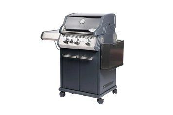 Газовый гриль SANTOS S-301 Black, с боковой горелкой, черный 900235 GR_010949 фото