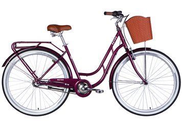 Велосипед ST 28" Dorozhnik RETRO PH рама-19" малиновый 2025 VT_OPS-D-28-439 фото