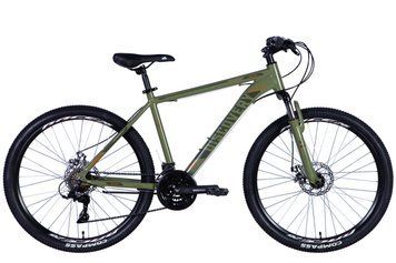 Велосипед алюминий 26 Discovery BASTION AM DD frame-18 хаки 2024 VT_OPS-DIS-26-597 фото