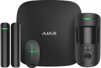 Комплект охранной сигнализации Ajax StarterKit Cam Plus черный RC_19876 фото