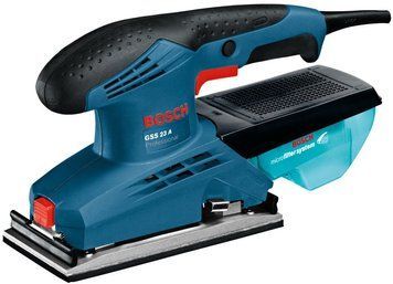 Шлифмашина вибрационная Bosch GSS 23 A 190Вт платформа 92х182 24000цв/мин 0.89кг RC_0.601.070.400 фото