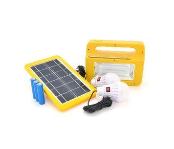 Фонарь переносной RT908BT+Solar, 1+1 режим, Радио+ Bluetooth колонка, встроенный аккум, 3 лампочки 3W, USB U_28172 фото