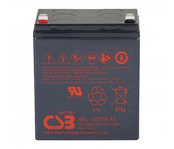 Акумуляторна батарея CSB HRL1225WF2, 12V 5.8 Ач U_31040 фото