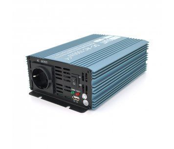 Инвертор напряжения Mexxsun MXS-1000, 24V/220V, 1000W с модифицированной синусоидой, 1 Shuko, клеммные U_29226 фото
