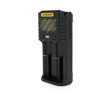 Зарядний пристрій універсальний Nitecore Digicharger UMS2, 2 канали, LCD дисплей, підтримує Li-ion, Ni-MH та Ni-Cd U_31540 фото