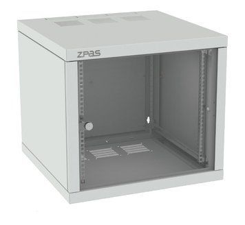 Шкаф 19", 15U, Z-BOX, со сменными боковыми стенками, 600х600 мм, максимально 100кг, серый ZPAS RC_W-ZBOX6060-15S-011 фото