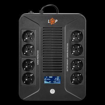 Лінійно-інтерактивне ДБЖ LP-800VA-8PS (480Вт) LP_16161 фото