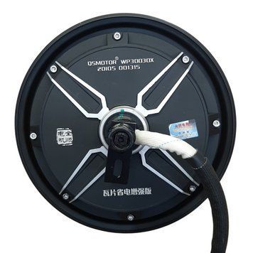 Мотор-колесо QS 205 V3 72В 3000Вт 50H прямой привод, под шину 12*3,5", дропаут 200мм VT_MOR-036 фото
