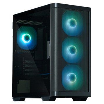 Корпус Zalman M4 без БП, 2xUSB3.0, 1xUSB2.0, 4x120мм ARGB, VGA 320мм, LCS ready, TG Side Window, mATX, чорний RC_M4BLACK фото