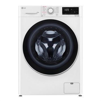 Пральна машина LG фронтальна, 8.5кг, 1200, A+++, 48см, дисплей, пара, інвертор, білий RC_F2V3GS0WW фото