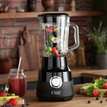 Блендер Russell Hobbs стаціонарний Matte Black 650Вт, чаша-1500мл, чорний RC_24722-56 фото