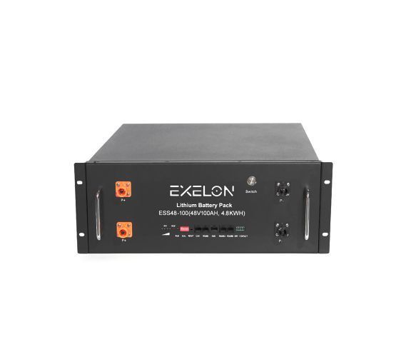 Акумуляторна батарея Exelon LiFePO4 48V 100AH 4800Wh, (BMS 100A/100A) (482х450х177), 43,5kg 6000 циклів U_37181 фото