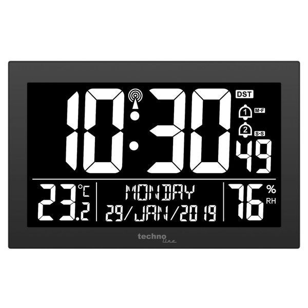Годинник настінний Technoline WS8017 Black (WS8017) DS_DAS301334 фото